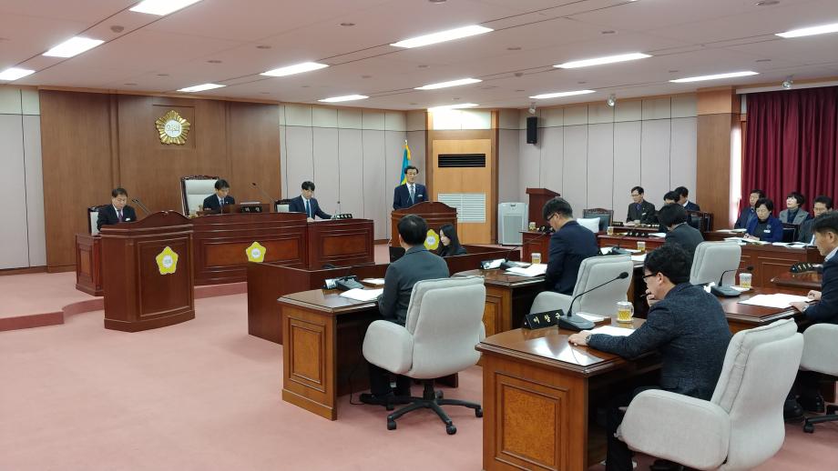 제140회 증평군의회 임시회 2차 본회의