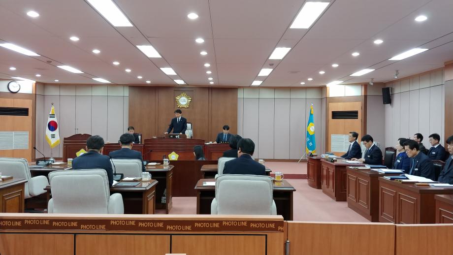 제140회 증평군의회 임시회 제8차 본회의