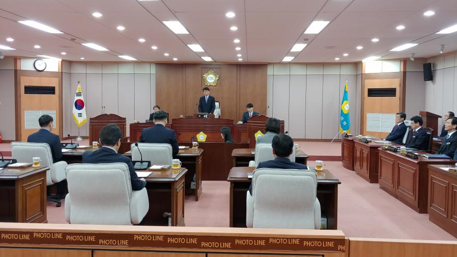 제141회 증평군의회 임시회 제1차 본회의
