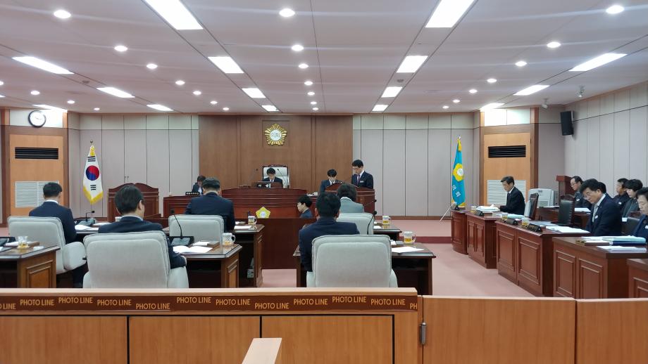 제142회 증평군의회 임시회 제1차 본회의