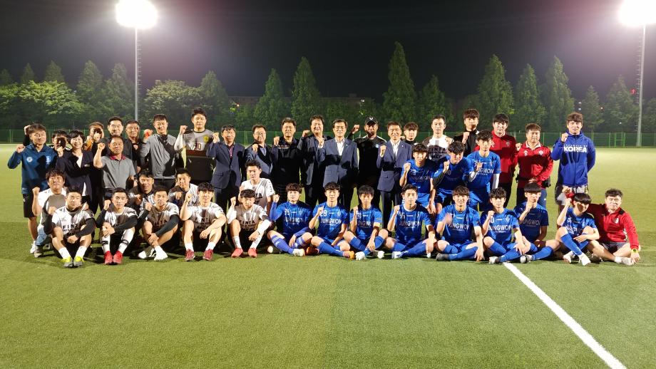 제58회 충북도민체육대회 참가 종목별 훈련장 격려