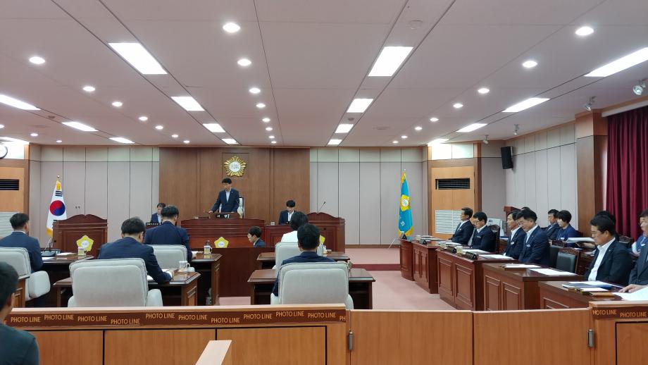 제145회 증평군의회 정례회 제1차 본회의