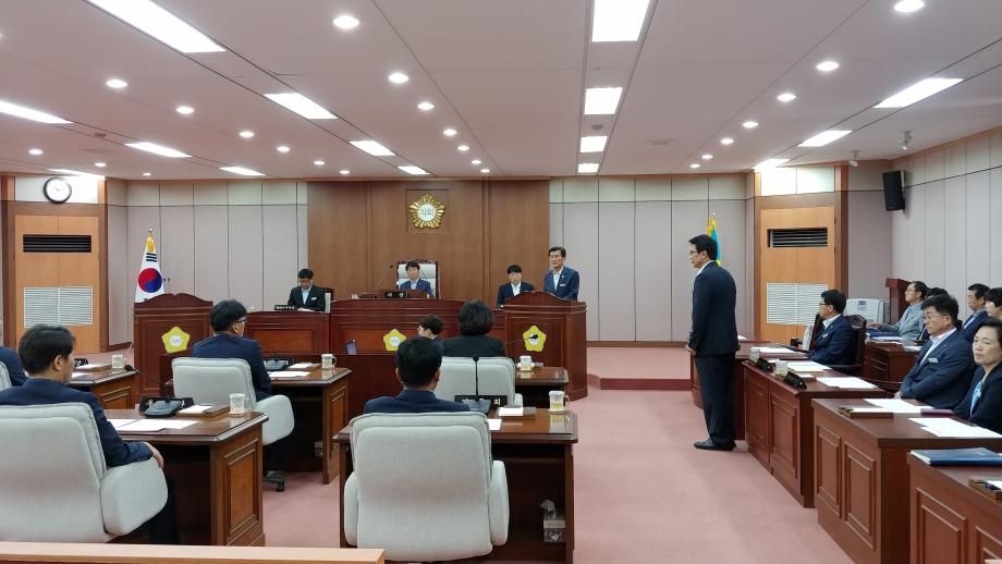 제146회 증평군의회 정례회 제1차 본회의