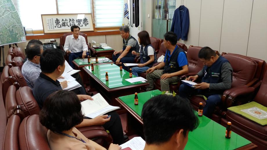 전국건설노동조합 충북건설기계지부 간담회
