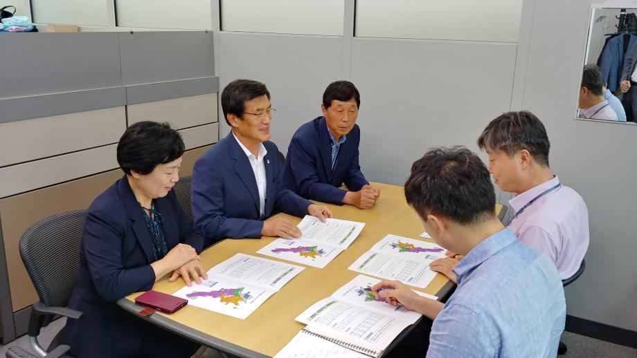 정부예산 확보 관련 기획재정부 방문 면담