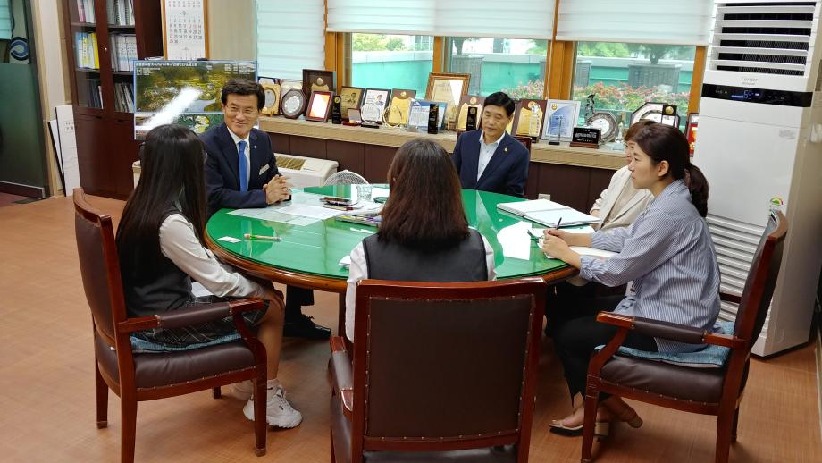 형석고 학생들과의 인터뷰