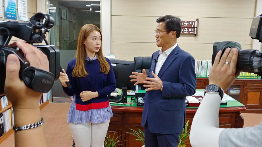CCS충북방송 인터뷰(인삼의 고장 증평장뜰시장)