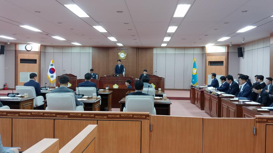 제148회 증평군의회 임시회 1차 본회의
