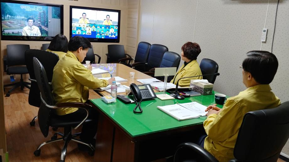 코로나19 확산대응 관련 총리주재 영상회의