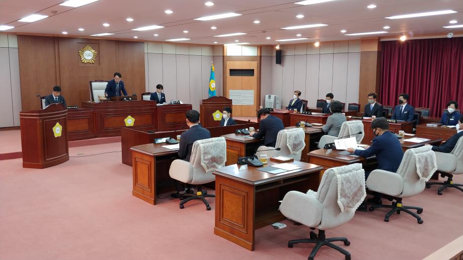 제153회 증평군의회 임시회 1차 본회의