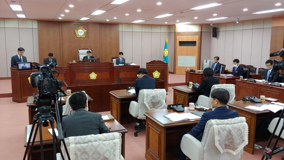 제153회 증평군의회 임시회 2차 본회의