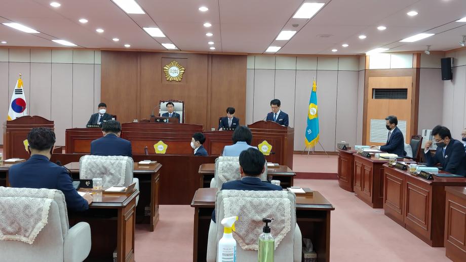 제154회 증평군의회 임시회 1차 본회의