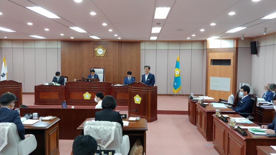 제155회 증평군의회 정례회 2차 본회의(군정질문)