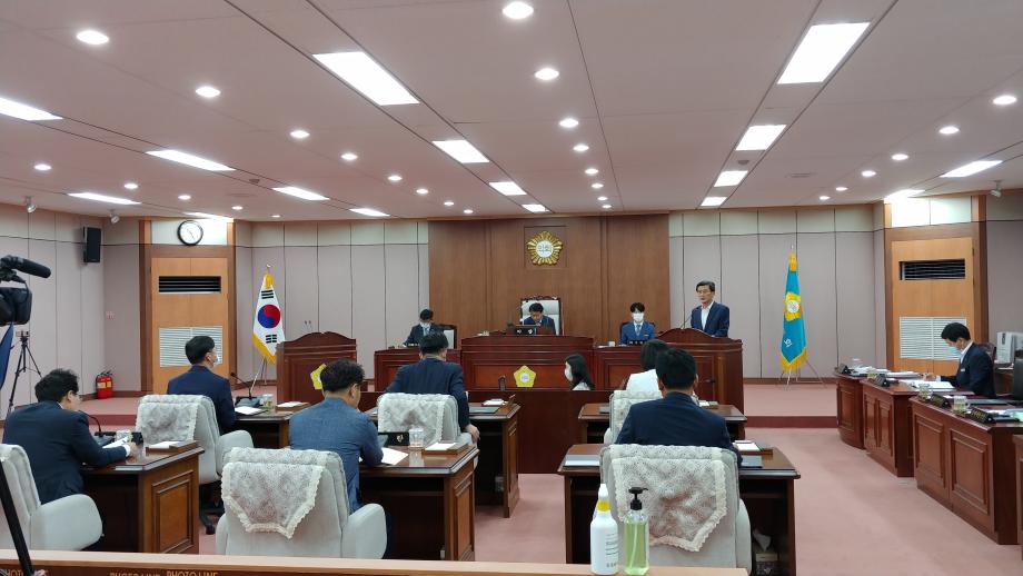 제155회 증평군의회 정례회 3차 본회의(군정질문)