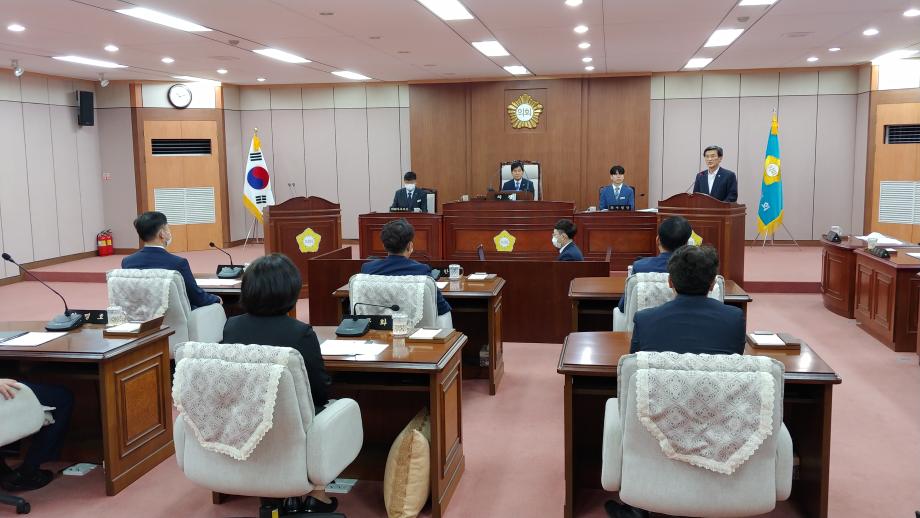 제157회 증평군의회 임시회 1차 본회의