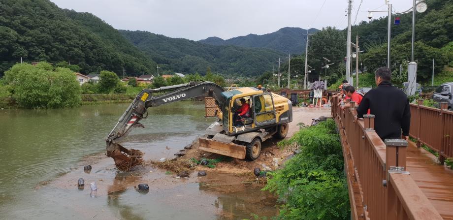 해병전우회 삼기저수지 정화활동