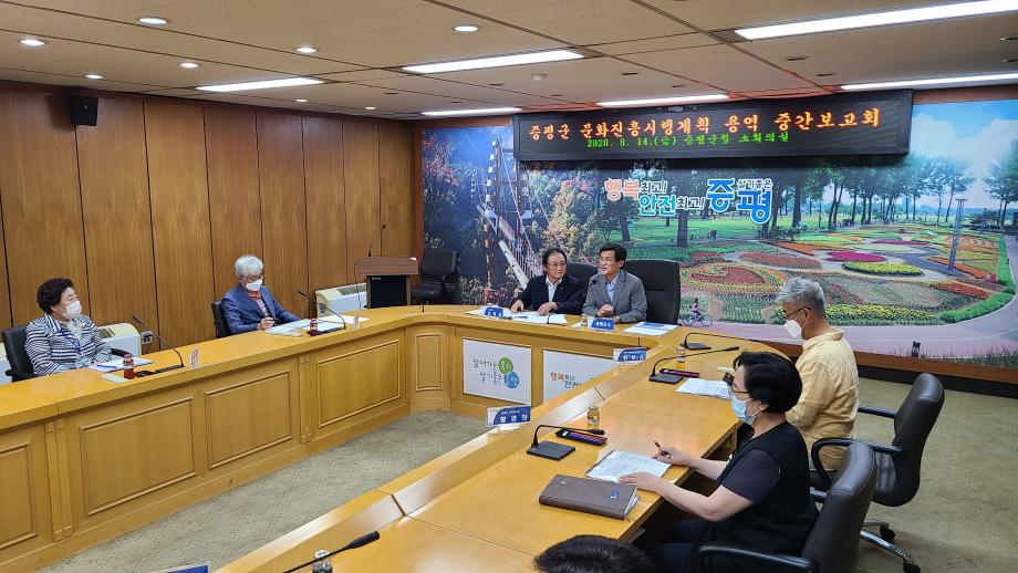 문화예술진흥계획 중간보고회