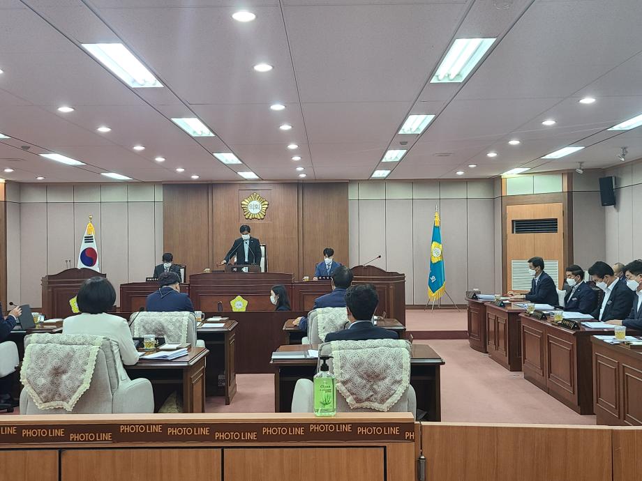 제158회 증평군의회 임시회 2차 본회의