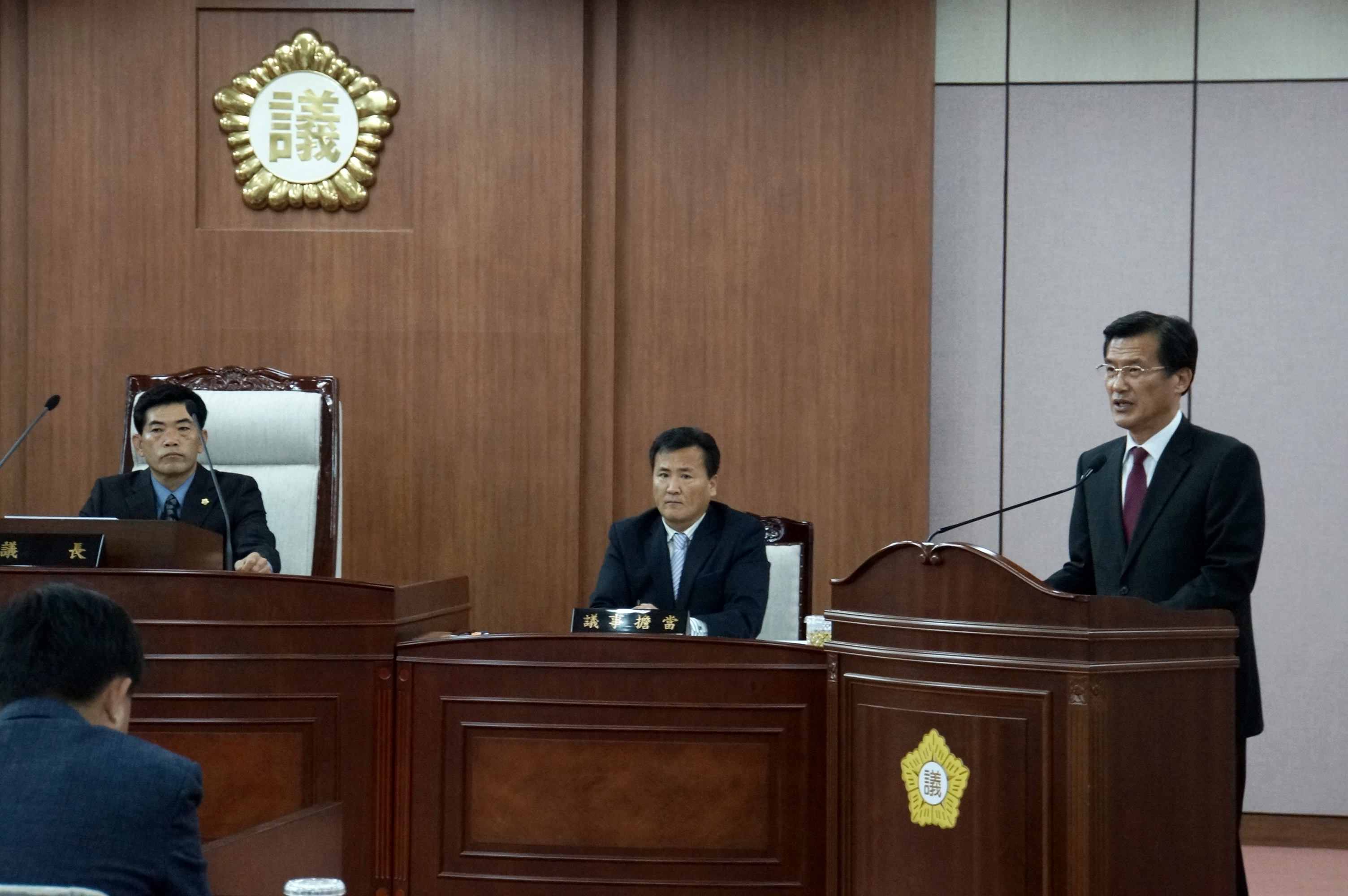 군의회 임시회 군정질문 답변