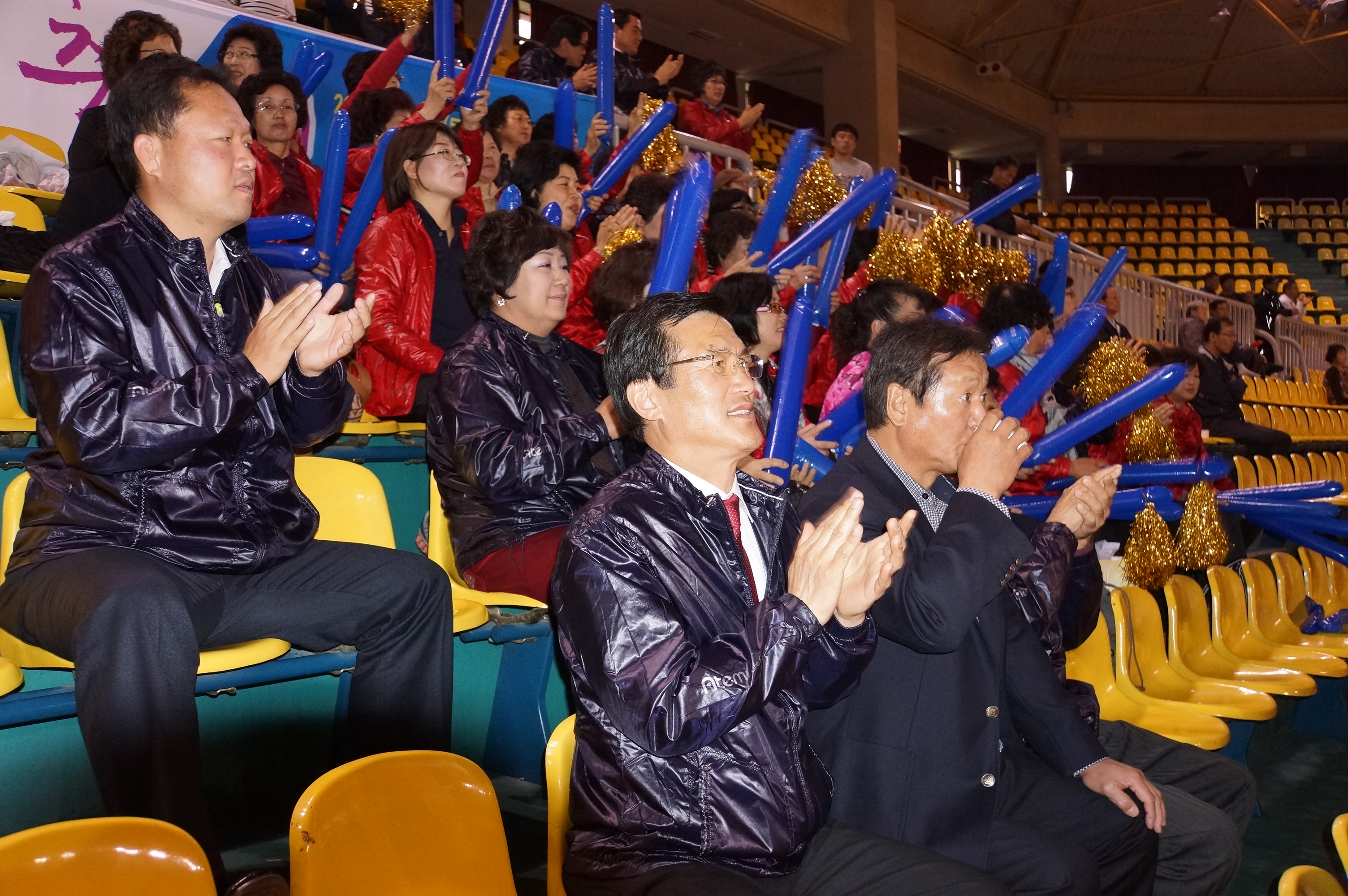 도민체육대회 경기장 격려방문, 응원3