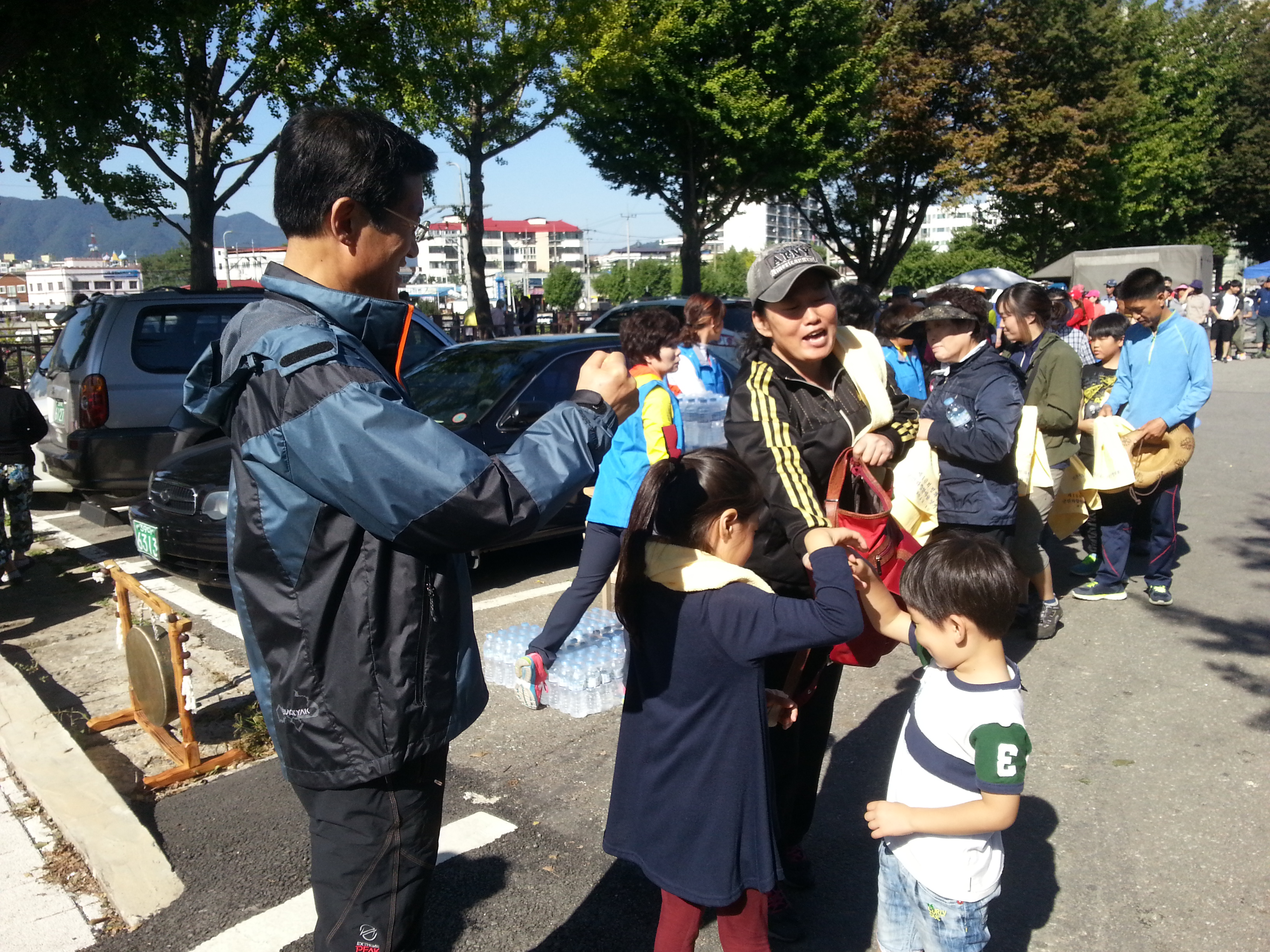 "평화통일염원 등반대회" 참석