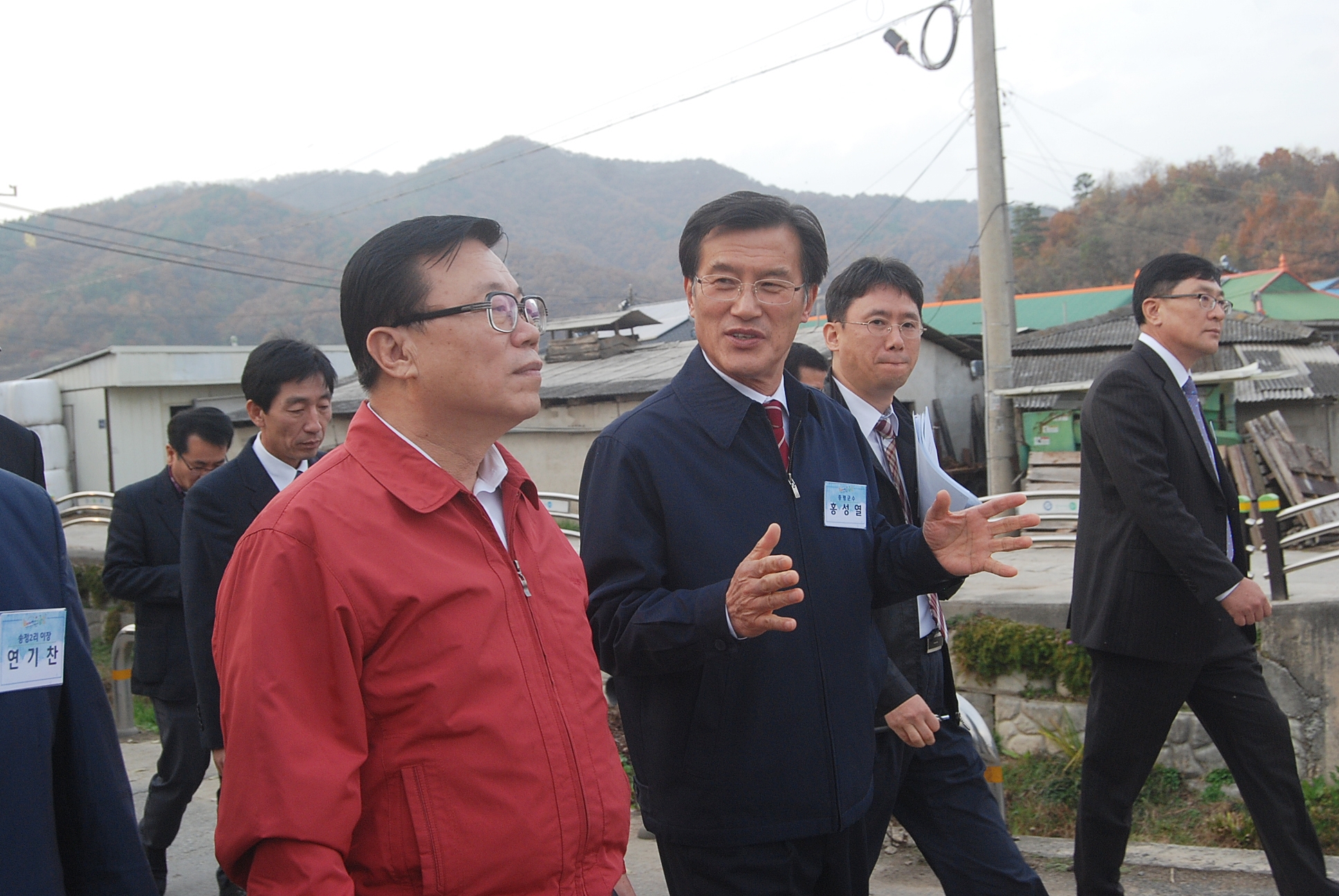 농림축산식품부 장관 통미마을 방문