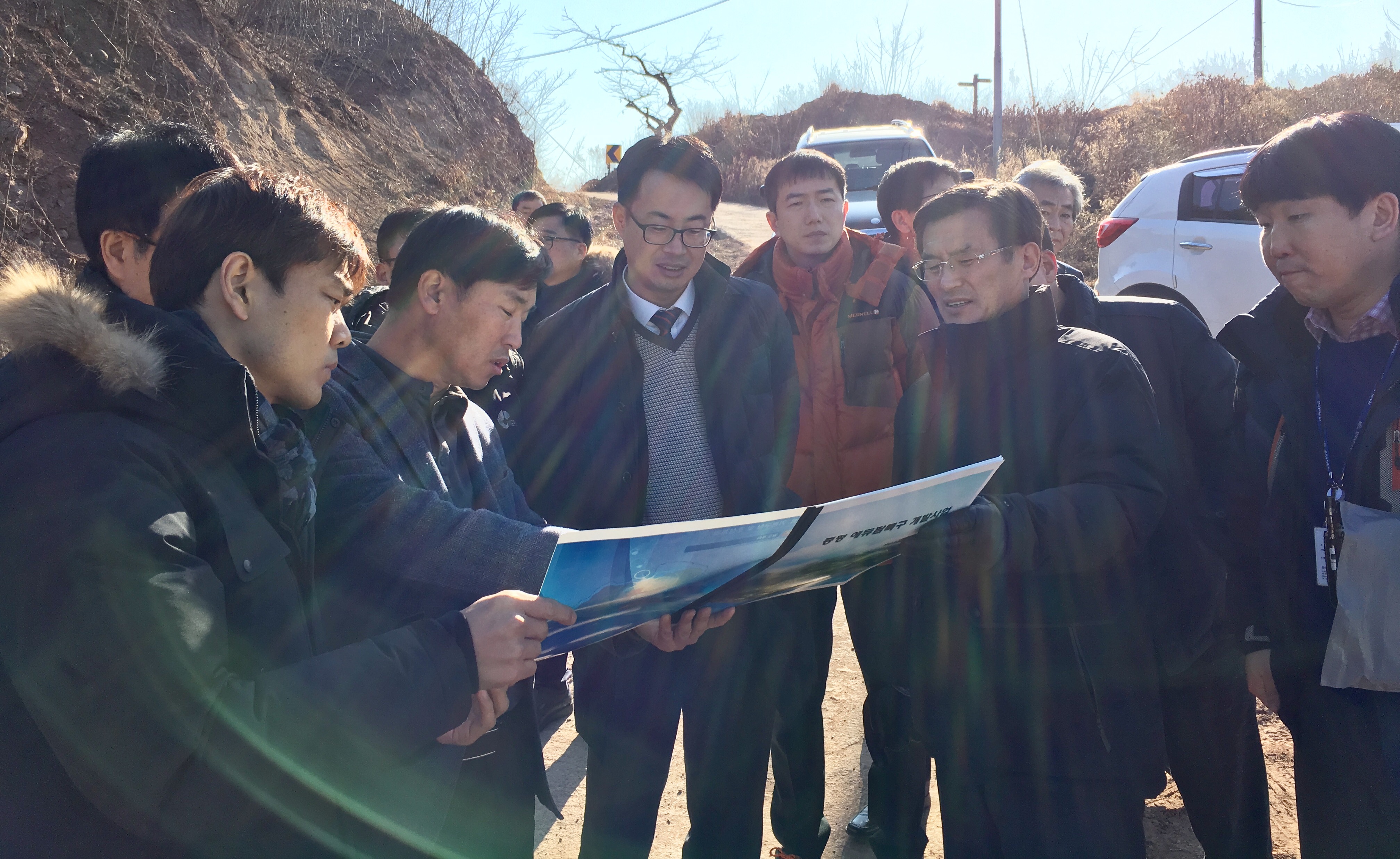 환경부 직원 에듀팜특구지역 시찰