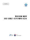 2022년 증평군 1인가구통계 보고서