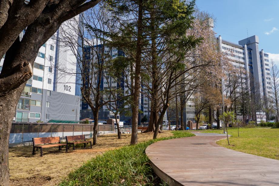 증평군, 도심 속 힐링 한 조각...‘창의숲’조성