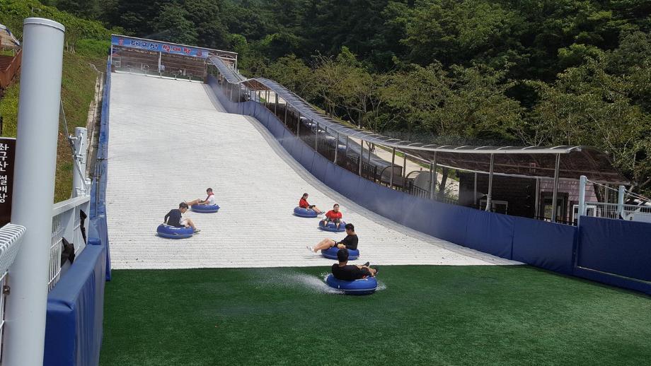 한여름 더위, 증평 좌구산에서 시원하게 날리자
