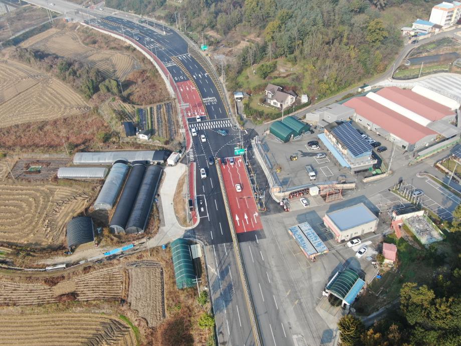 증평 미암3리 숙원 해결...평면교차로 완공, 교통안전·생활편의 ‘대폭 개선’