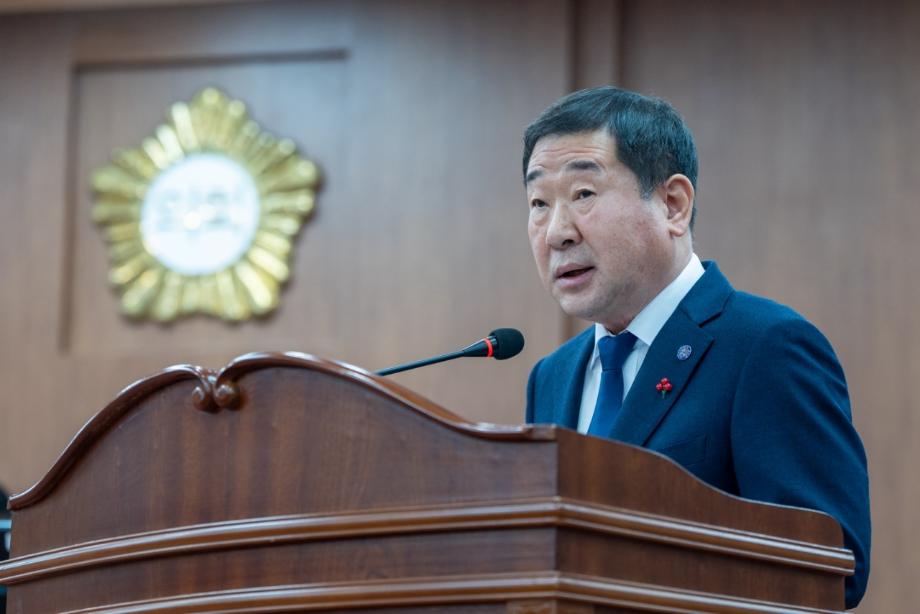 이재영 증평군수, 시정연설 통해‘완성도 높은 스마트 돌봄·콤팩트 도시’ 비전 제시