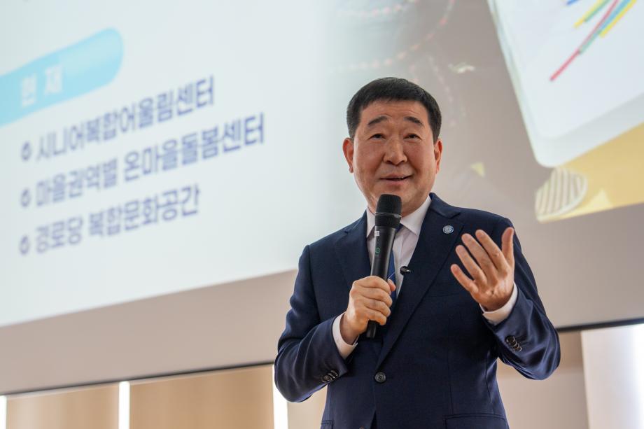 이재영 증평군수, 충북보건과학대 사회복지과 학생 대상 특강