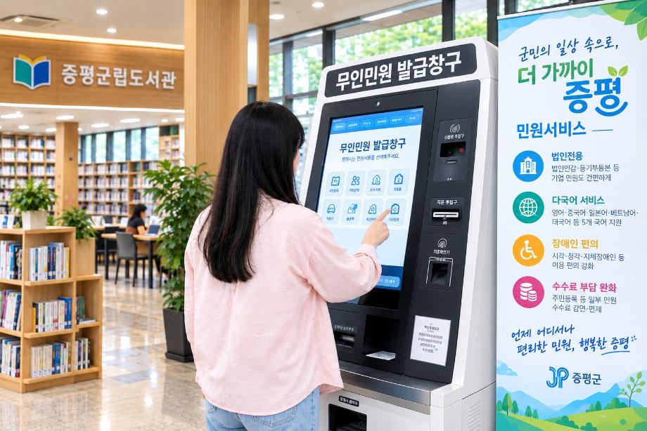 증평군, 민원창구가 생활 속으로 들어왔다...&lsquo;불편 줄이는 행정&rsquo; 속도