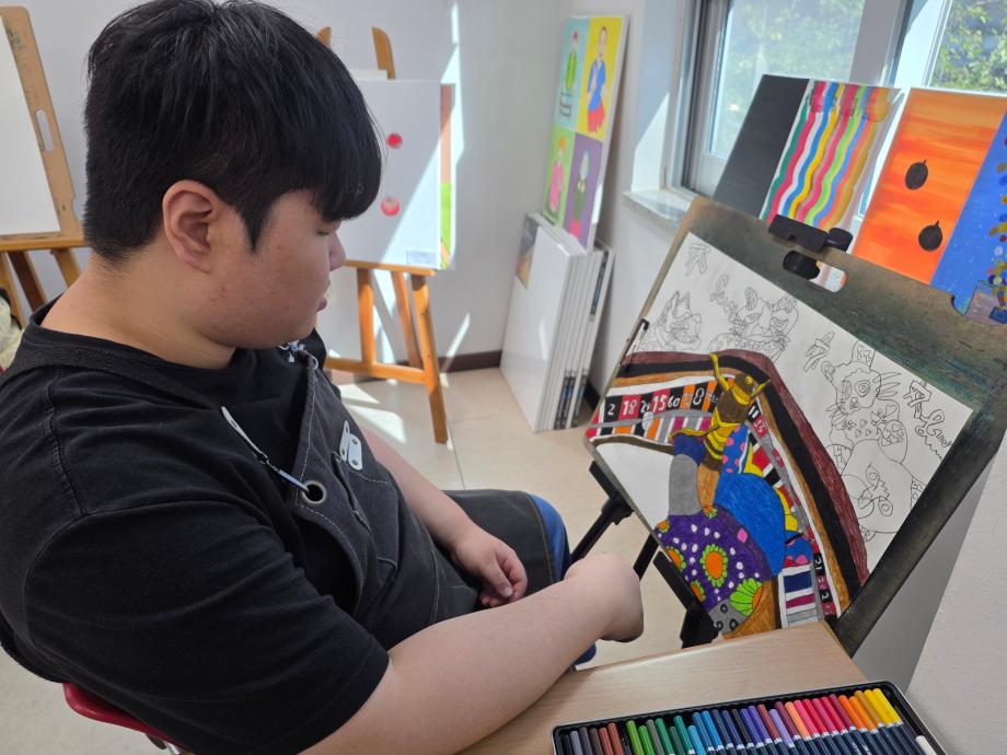증평군, &lsquo;충북형 권리중심일자리 지원사업&rsquo; 참여자, 그림공모전 수상 영예