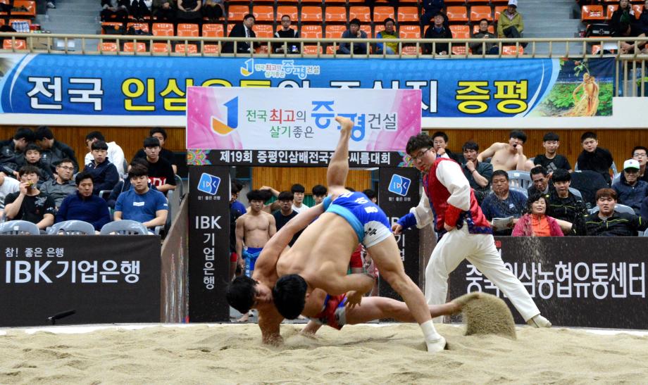 제19회 증평인삼배 전국장사씨름대회 4일째 하이라이트