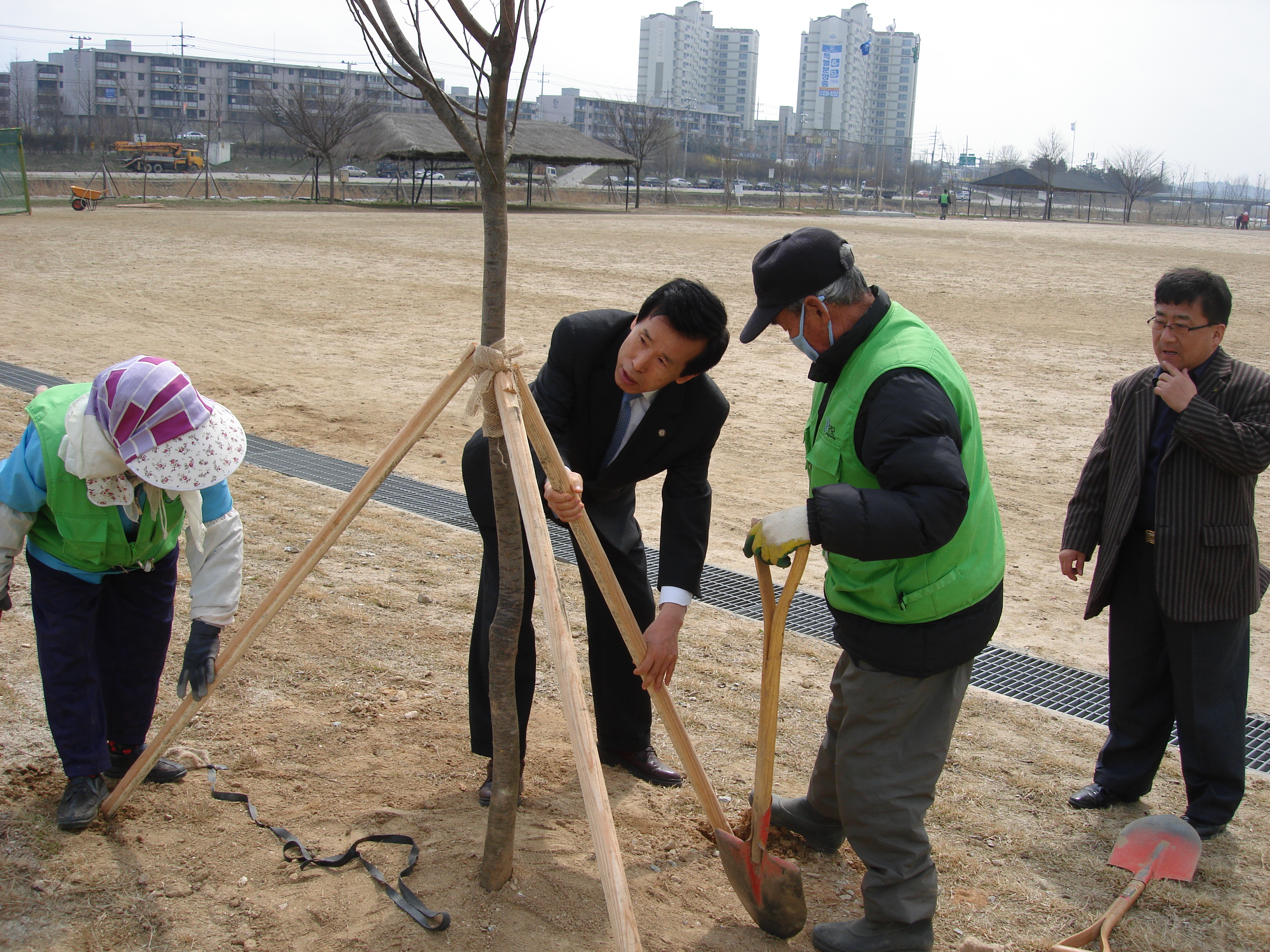 증평군 부군수 희망근로사업 현장 방문