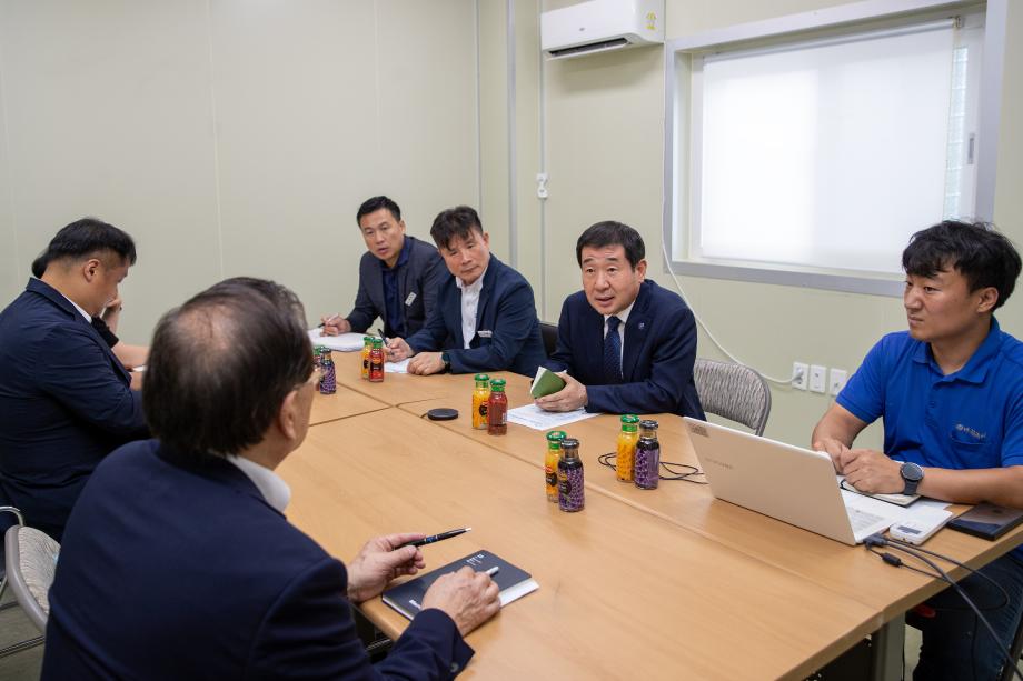 이재영 증평군수, 기업친화적 소통행보 계속