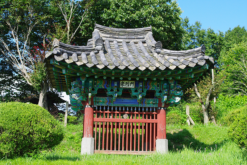 곡산연문 열녀각(靖厚祠)