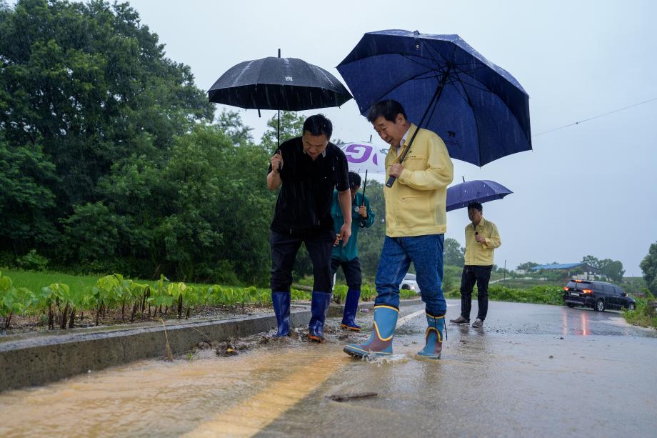 증평군, 집중호우에 ‘비상 2단계’ 가동...이재영 군수 “끝까지 총력 대응”
